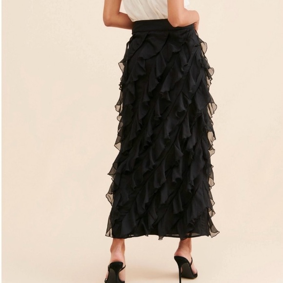 ANTHROPOLOGIE➕Sasha Ruffled Skirt - Picture 3 of 8